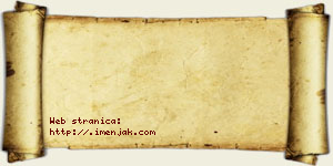 Jakov Orbović vizit kartica